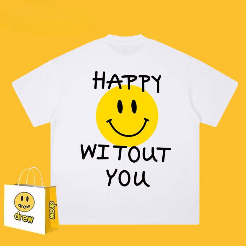 Drew T Shirts Smiley Happy Letters