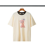 We11 Done T Shirts Loose Cartoon Pattern Same Style for Men and Women