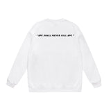 Bathing ape Crew neck sweatshirt