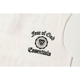 Fog Essentials tank spring summer FOG letter round neck pullover vest