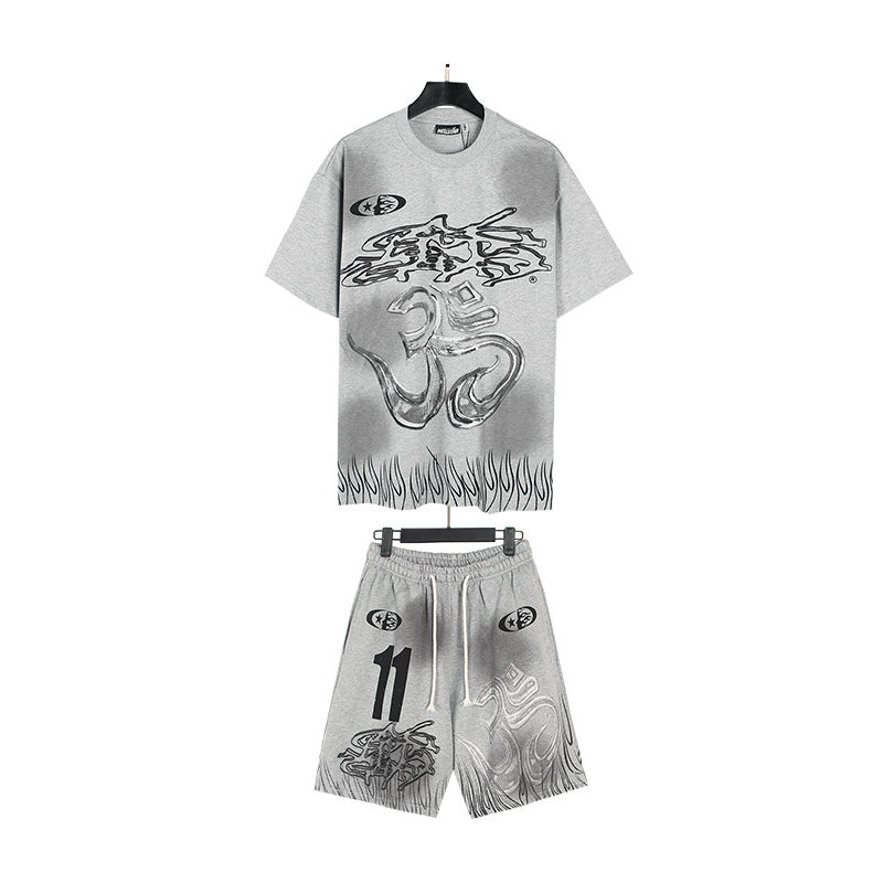 HS T-Shirt And Shorts Two-Piece Set