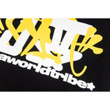 Synaworld T Shirts central cee letter print casual loose T-shirt