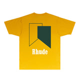 Rhude T Shirts Printed Trendy Pure Cotton
