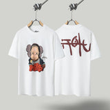 Travis Scott T Shirts Cactus Jack x Utopia x KAW joint doll short sleeve