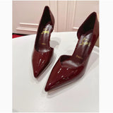 Louboutin-style red bottom shoes fashion style gridsclelegant test empty red bottom nude pink high heels.cm pointed toe sandals