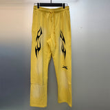 HS Pant Retro Printed Loose Autumn and winter