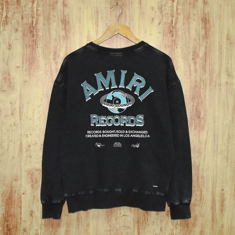 Amiri Distressed Sweatshirt Printed Trendy Pure Cotton
