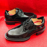 Louboutin-style red bottom shoes wang jiaer cl red bottom shoes men business leather shoes british breathable genuine leather flatsthick sole height-increasing derby shoes