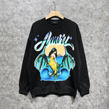 Amiri Sweatshirt Printed Trendy Pure Cotton