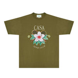 Casablanca T Shirts Fashion Print Street