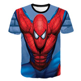 Marvel T Shirt Summer T-shirt Printed T-shirt Short Sleeve