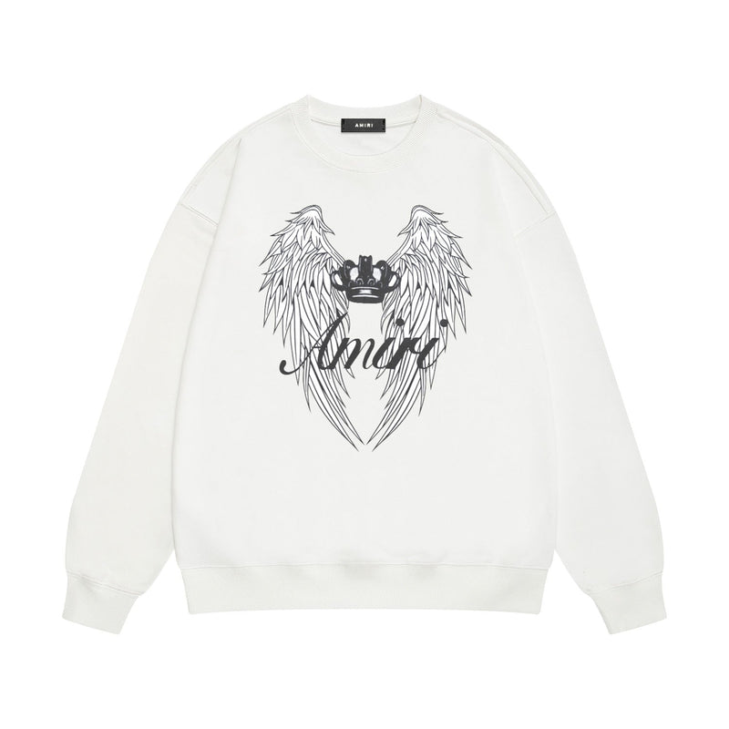 Amiri Sweatshirt Printed Trendy Pure Cotton