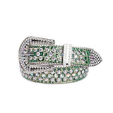 Hip-hop punk rhinestone belt western punk design