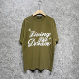 Amiri t shirts letterprinting short sleeves