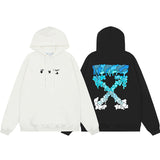 OFF WHITE Hoodie Trendy Street Style Personalized Cotton