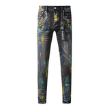 Purple Brand Jeans Pure Cotton High Street Trend #9078