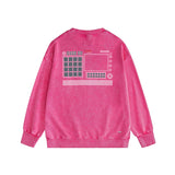 Amiri Distressed Sweatshirt Printed Trendy Pure Cotton