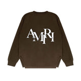 Amiri Long Sleeved Shirt Printed Trendy Pure Cotton