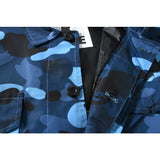 Shark Print Jacket Spring And Autumn Men'S Fashion Fashion Brand Camouflage Workwear Wind Coat Coat