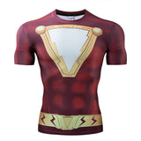 Marvel T Shirt Tight Men's Sports Fitness 3D Men's Clothing