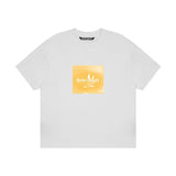 Palm Angels T Shirts Angel Leaves Letter Print Short-Sleeve T-shirt