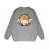 Casablanca Long sleeve T-shirt Letter Painted Print Loose