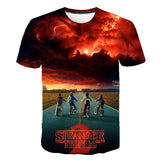 Stranger Things T Shirt 3D Printed Crew Neck T-shirt