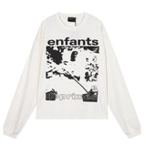 ERD Sweatshirt Printed Loose-Fitting Casual round-Neck Long Sleeve T-shirt