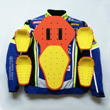 Suzuki Motorcycle Jacket Four Seasons Cycling Clothing Men'S Style Breathable Anti-Fall Coat Blue