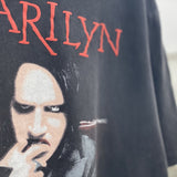 Marilyn Manson T Shirt Loose Distressed 3D Printed T Shirt