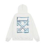 OFF WHITE Hoodie Trendy Street Style Personalized Cotton