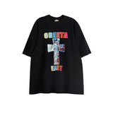 Jesus Is King T Shirt Men's Clothing Print round Neck Loose Short Sleeves T-shirt
