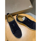 Louboutin-style red bottom shoes cl red bottom shoes genuine leather rivets trendy shoes fashion suede casual sneakers trendyy stylish men's shoes