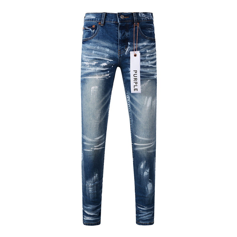 Purple Brand Jeans Pure Cotton High Street Trend