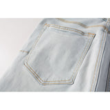 Purple Brand Jeans Pure Cotton High Street Trend #9081