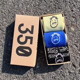 Men's socks - european and american streetwear brand boxed aj athletic socks - m crew socks - graffiti barbed wire trendy socks - travis scott collaboration