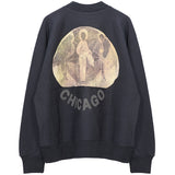 Jesus Is King Sweater Men and Women Three Gods Male and Female Student Couple Foam Oil Painting Sweater