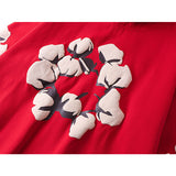 Denim Tears Hoodie Alphabet Foam Print Fleece Hoodie Sweater