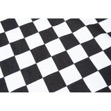 We11 Done T Shirts Black and White Plaid T-shirt for Men and Women
