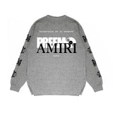 Amiri Long Sleeved Shirt Printed Trendy Pure Cotton