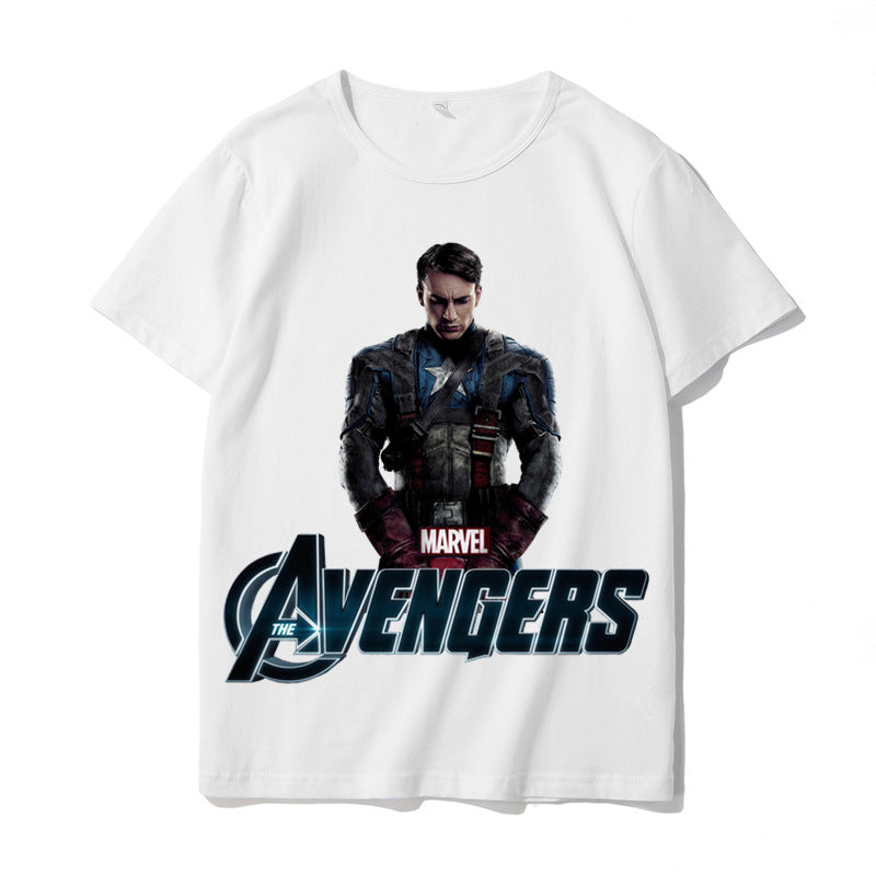 Marvel T Shirt Short Sleeve Clothes Half Sleeve T-shirt Fashion