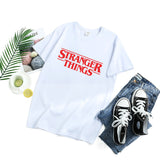 Stranger Things T Shirt Letter Print Short-Sleeve T-shirt Women's Bottoming Shirt