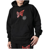 Mens Vintage T-Shirts Saint Michael Washing vintage Loose Hooded Sweater Hoodie