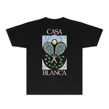 Casablanca T Shirts Fashion Print Street