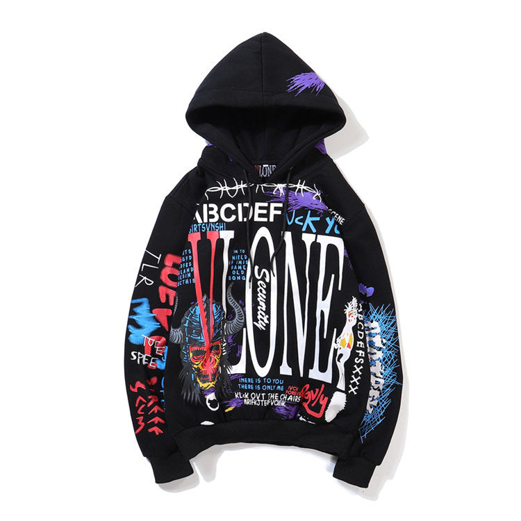 Jesus Is King Sweater High Street Skateboard Trendy Brand Letter Hoodie Ins Men's Sweater Couple Coat
