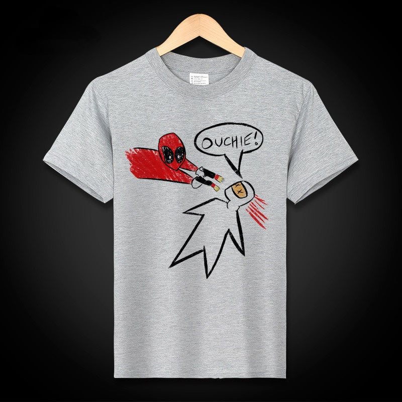 Marvel T Shirt Spoof Men's Short-Sleeved T-shirt Marvel Summer Wear