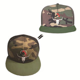 Trendy flat brimmed hat breathable
