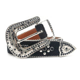 Hip-hop punk rhinestone belt horsehair y2k decoration