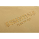 Fog Essentials T Shirts Spring/Summer Double Line Plastic Letter Crew Neck Short Sleeves