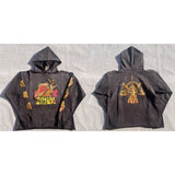 Mens Vintage T-Shirts Saint Michael American Wash Casual Hooded Sweater